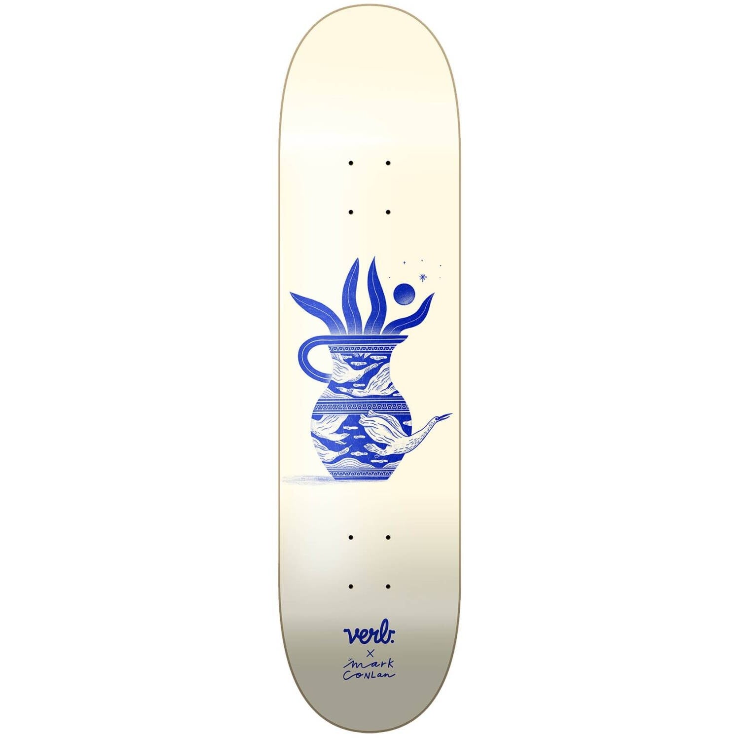 Verb Vase Series Skateboard Deck - Double Cream-ScootWorld.de